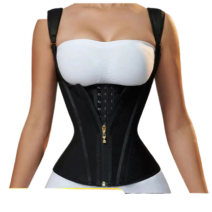 Waist Trainer for Women, Tummy Control Sports Girdle, Workout Body Shaper with Adjustable Shoulder Strap