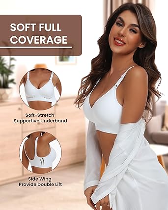 The Essential Seamless V-Neck Bra