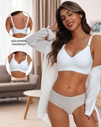 The Essential Seamless V-Neck Bra