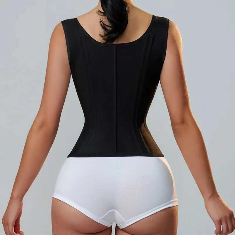 Waist Trainer for Women, Tummy Control Sports Girdle, Workout Body Shaper with Adjustable Shoulder Strap