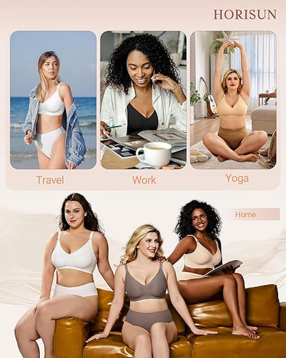 The Essential Seamless V-Neck Bra
