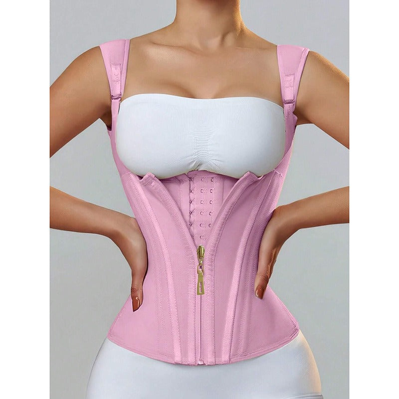 Waist Trainer for Women, Tummy Control Sports Girdle, Workout Body Shaper with Adjustable Shoulder Strap